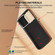 iPhone 15 Pro Max Brushed Texture Wallet Ring Holder Phone Case - Brown
