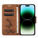 iPhone 15 Pro Max Butterfly Embossed Flip Leather Phone Case - Brown iPhone 15 Pro Max Butterfly Embossed Flip Leather Phone Case - Brown