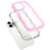 iPhone 15 Pro Max Candy Color Wave TPU Clear PC Phone Case - White