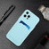 iPhone 15 Pro Max Card Slot Design Shockproof TPU Phone Case - Sky Blue
