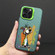 iPhone 15 Pro Max Color Ink Frosted PC+TPU Phone Case - Silly Dog