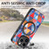 iPhone 15 Pro Max Colored Drawing Leather Back Phone Case - Rhombus Mandala