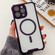 iPhone 15 Pro Max Colorful Two-Color Lens Film MagSafe Magnetic Horn Acrylic+TPU Case - Purple