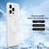 iPhone 15 Pro Max Cooling MagSafe Magnetic Ring Holder Phone Case - White