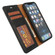 iPhone 15 Pro Max Crazy Horse Texture Detachable Horizontal Flip PU Case - Black