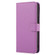 iPhone 15 Pro Max Cross Texture Detachable Horizontal Flip PU Leather Case - Purple