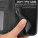 iPhone 15 Pro Max Cubic Grid Calf Texture Magnetic Leather Phone Case - Black