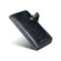 iPhone 15 Pro Max Denior Oil Wax Cowhide Magnetic Button Genuine Leather Case - Dark Blue