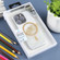 iPhone 15 Pro Max DFANS DESIGN Magsafe Magnetic Starlight Shining Phone Case - Gold Foil Marble