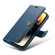 iPhone 15 Pro Max DG.MING Crazy Horse Texture Detachable Magnetic Leather Phone Case - Blue