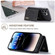 iPhone 15 Pro Max DG.MING M1 Series 3-Fold Multi Card Wallet Leather Phone Case - Black