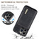 iPhone 15 Pro Max DG.MING M1 Series 3-Fold Multi Card Wallet Leather Phone Case - Black