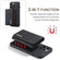 iPhone 15 Pro Max DG.MING M1 Series 3-Fold Multi Card Wallet Leather Phone Case - Black