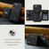 iPhone 15 Pro Max DG.MING M2 Series 3-Fold Card Bag Wallet Leather Phone Case - Black