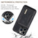 iPhone 15 Pro Max DG.MING M2 Series 3-Fold Card Bag Wallet Leather Phone Case - Black