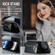 iPhone 15 Pro Max DG.MING M3 Series Glitter Powder Card Bag Leather Phone Case - Black