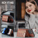 iPhone 15 Pro Max DG.MING M3 Series Glitter Powder Card Bag Leather Phone Case - Rose Gold