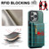 iPhone 15 Pro Max DG.MING M5 Series Zip RFID Multi Card Detachable Leather Phone Case - Green