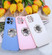 iPhone 15 Pro Max Diamond Frosted Glass PC Phone Case - Baby Blue