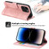 iPhone 15 Pro Max Dierfeng Dream Line TPU + PU Leather Phone Case - Pink