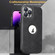 iPhone 15 Pro Max Electroplated Leather Texture PU + PC Phone Case - Black iPhone 15 Pro Max Electroplated Leather Texture PU + PC Phone Case - Black