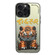 iPhone 15 Pro Max Electroplated Lens Ring Cartoon Animal Phone Case - Tiger