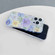 iPhone 15 Pro Max Electroplated Symphony Phone Case - White Blue Flower