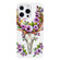 iPhone 15 Pro Max Electroplating Soft TPU Phone Case - Flower Deer