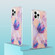 iPhone 15 Pro Max Electroplating Splicing Marble Flower Pattern Dual-side IMD TPU Shockproof Phone Case - Light Purple iPhone 15 Pro Max Electroplating Splicing Marble Flower Pattern Dual-side IMD TPU Shockproof Phone Case - Light Purple