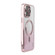 iPhone 15 Pro Max ENKAY Hat-Prince Magnetic Glitter Plated Shockproof Phone Case with Lens Film - Pink