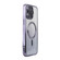 iPhone 15 Pro Max ENKAY Hat-Prince Magnetic Glitter Plated Shockproof Phone Case with Lens Film - Purple