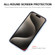iPhone 15 Pro Max ENKAY Hat-Prince Magnetic Glitter Plated Shockproof Phone Case with Lens Film - Silver
