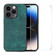iPhone 15 Pro Max ENKAY Retro Leather Skin PC Phone Case with High Aluminum-silicon Glass Film - Green