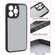 iPhone 15 Pro Max Fine Pore Matte Black TPU + PC Phone Case