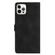 iPhone 15 Pro Max Flower Butterfly Embossing Pattern Leather Phone Case - Black