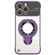 iPhone 15 Pro Max Frameless MagSafe Magnetic Holder Phone Case - Purple