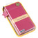 iPhone 15 Pro Max GEBEI Top-grain Horizontal Flip Leather Phone Case - Rose Red