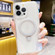 iPhone 15 Pro Max Glitter MagSafe Magnetic Phone Case with Stand - White