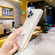 iPhone 15 Pro Max Glitter MagSafe Magnetic Phone Case with Stand - White