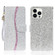 iPhone 15 Pro Max Glitter Powder Filp Leather Phone Case - Silver
