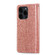 iPhone 15 Pro Max Glitter Powder Love Leather Phone Case - Pink