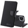iPhone 15 Pro Max GOOSPERY CANVAS DIARY Fabric Texture Flip Leather Phone Case - Black