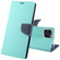 iPhone 15 Pro Max GOOSPERY FANCY DIARY Cross Texture Leather Phone Case - Mint Green