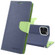iPhone 15 Pro Max GOOSPERY FANCY DIARY Cross Texture Leather Phone Case - Navy Blue