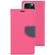 iPhone 15 Pro Max GOOSPERY FANCY DIARY Cross Texture Leather Phone Case - Rose Red