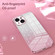 iPhone 15 Pro Max Gradient Glitter Powder Electroplated Phone Case - Gold