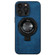 iPhone 15 Pro Max i.Crystal Lambskin Fulcrum Support Phone Case - Blue