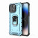 iPhone 15 Pro Max Ice Armor Series Ring Holder Phone Case - Blue