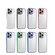 iPhone 15 Pro Max Ice Color Clear PC Hybrid TPU Phone Case - Black
