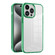 iPhone 15 Pro Max Ice Color Clear PC Hybrid TPU Phone Case - Green